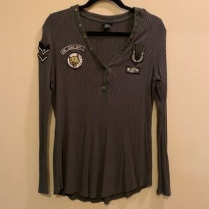 Torrid “Girl Gang” Military style top